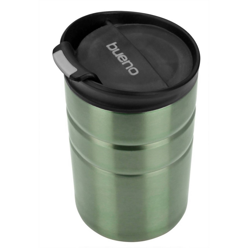 slide 4 of 6, Contigo Bueno Vacuum-Insulated Stainless Steel Travel Mug with Flip Lid Green, 10 oz