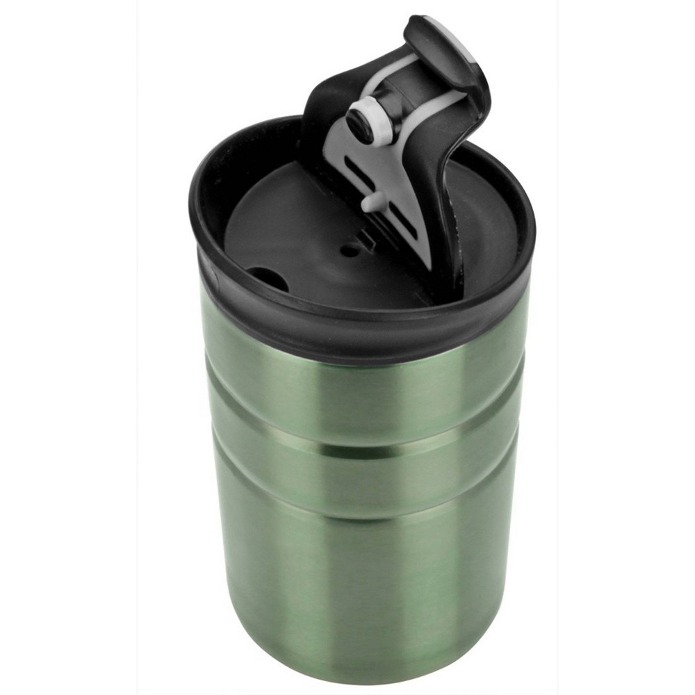 slide 5 of 6, Contigo Bueno Vacuum-Insulated Stainless Steel Travel Mug with Flip Lid Green, 10 oz