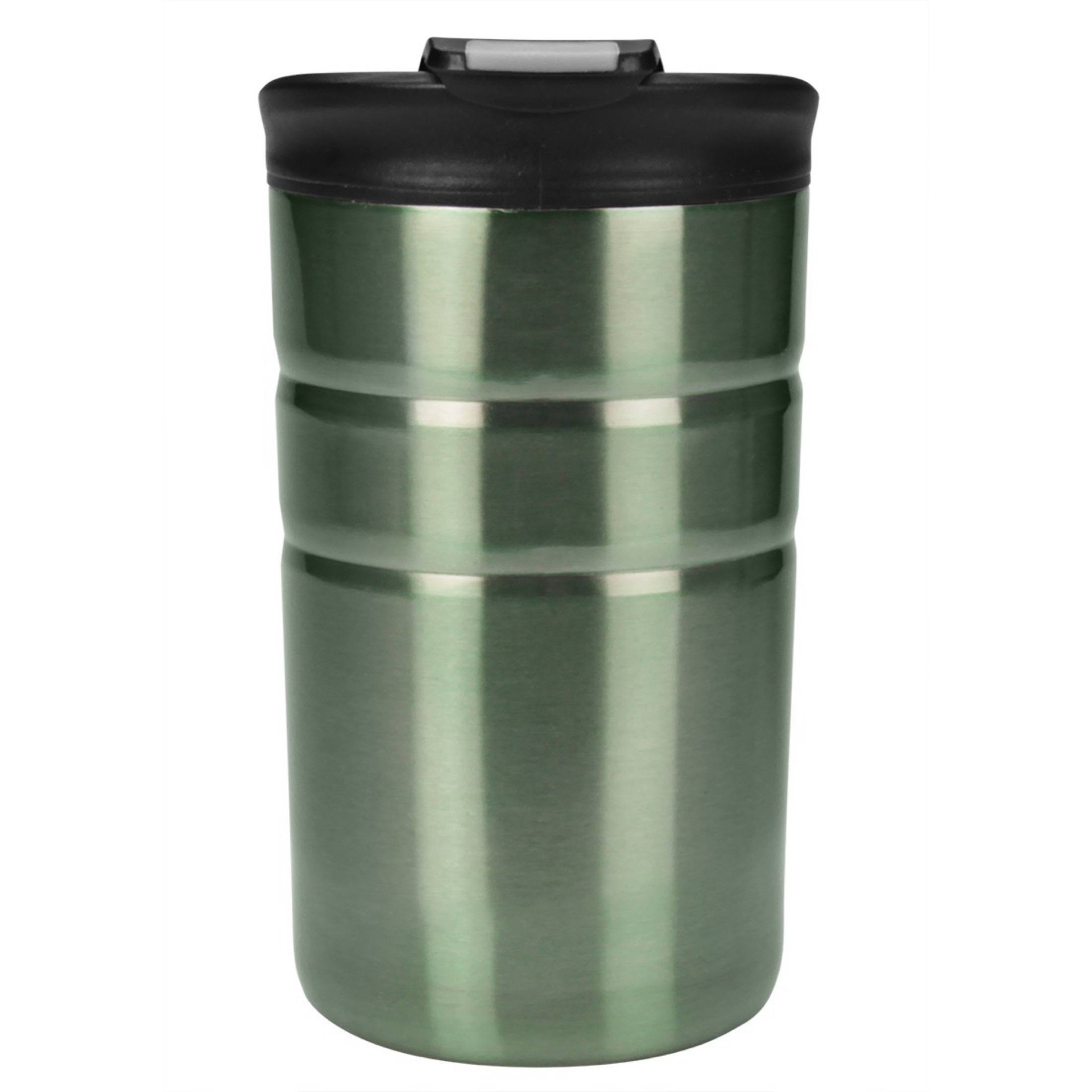 slide 1 of 6, Contigo Bueno Vacuum-Insulated Stainless Steel Travel Mug with Flip Lid Green, 10 oz