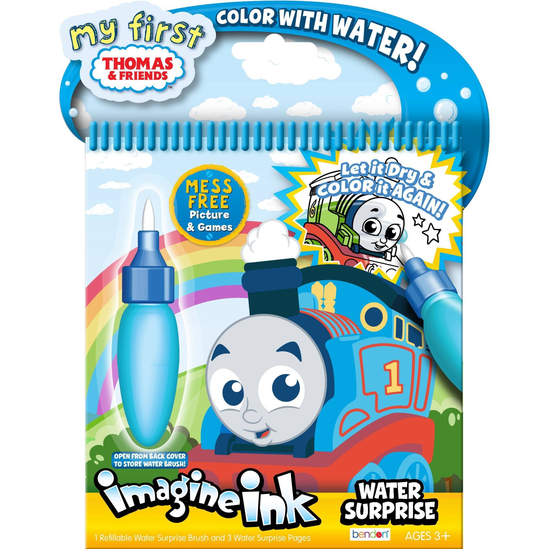 slide 1 of 3, Bendon Thomas the Train Imagine Ink Water Surprise, 1 ct