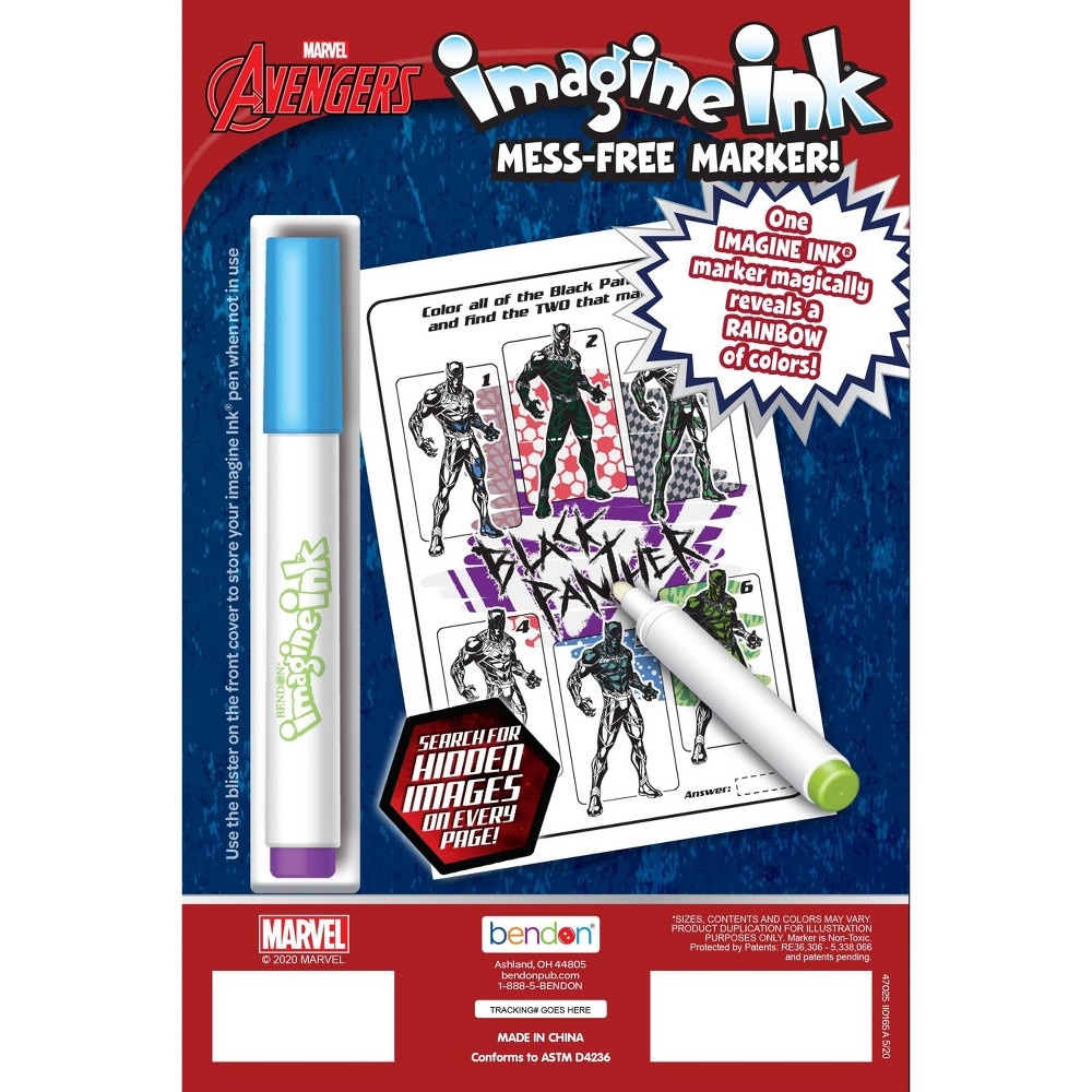 slide 2 of 3, Bendon Avengers Digest Imagine Ink Book, 1 ct