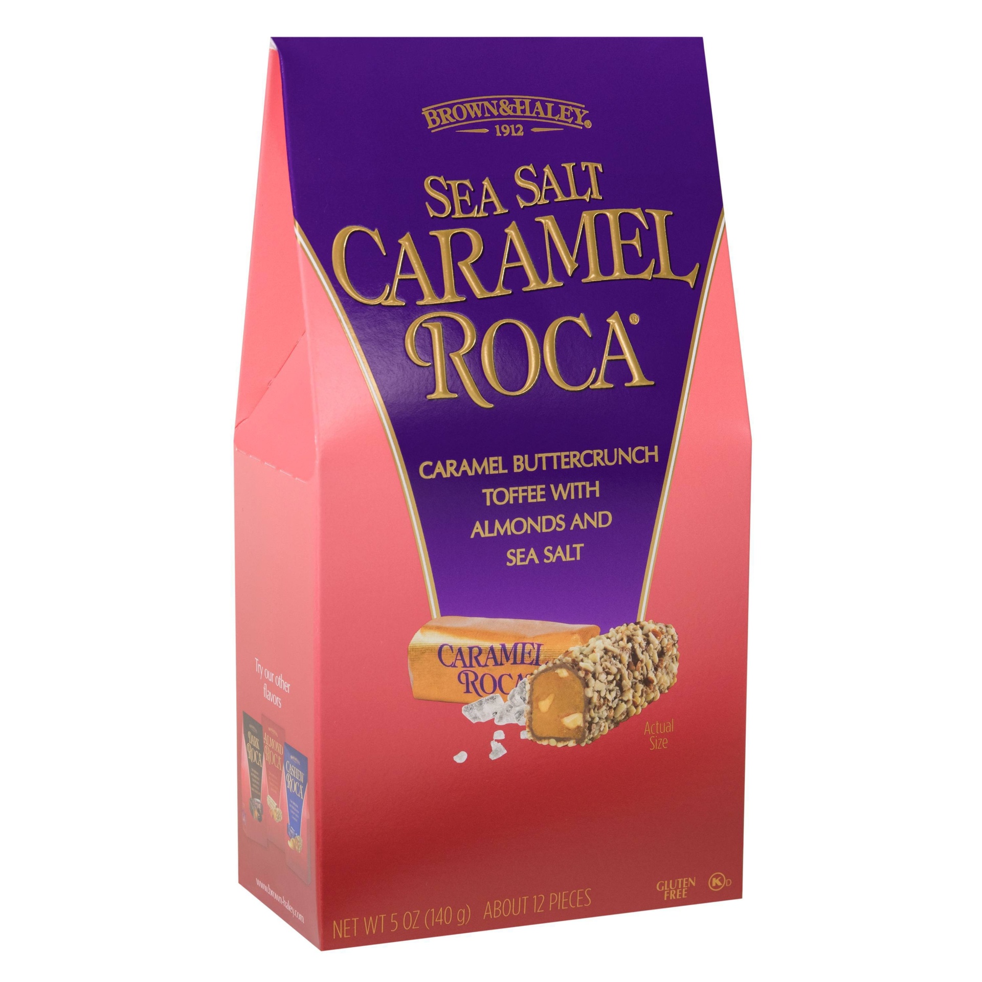 slide 1 of 3, Almond Roca Roca Holiday Almond Sea Salt Caramel Toffee Chocolate - 5oz, 5 oz