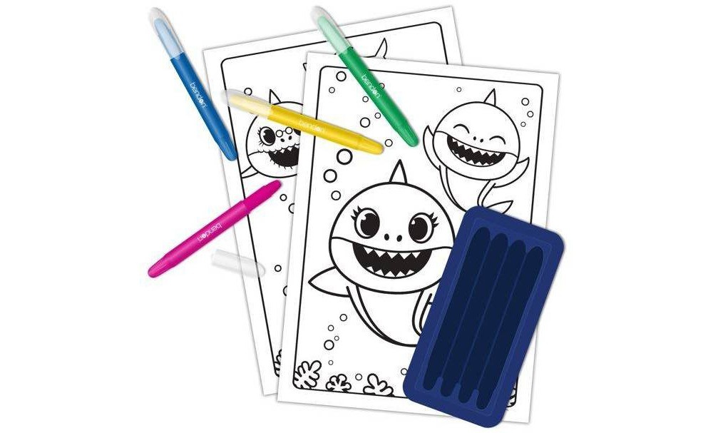 slide 3 of 3, Bendon Baby Shark Coloring With Jumbo Twist Crayons, 1 ct