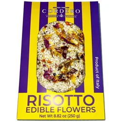 Cordero 1958 Risotto Edible Flowers
