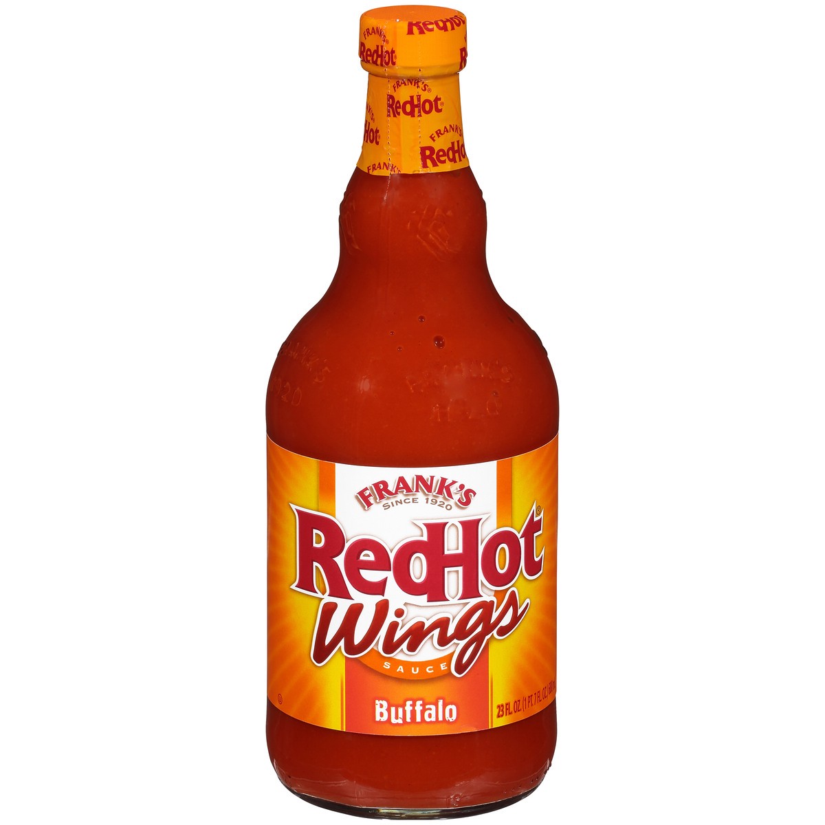 slide 1 of 7, Frank's RedHot Buffalo Wings Hot Sauce, 23 fl oz