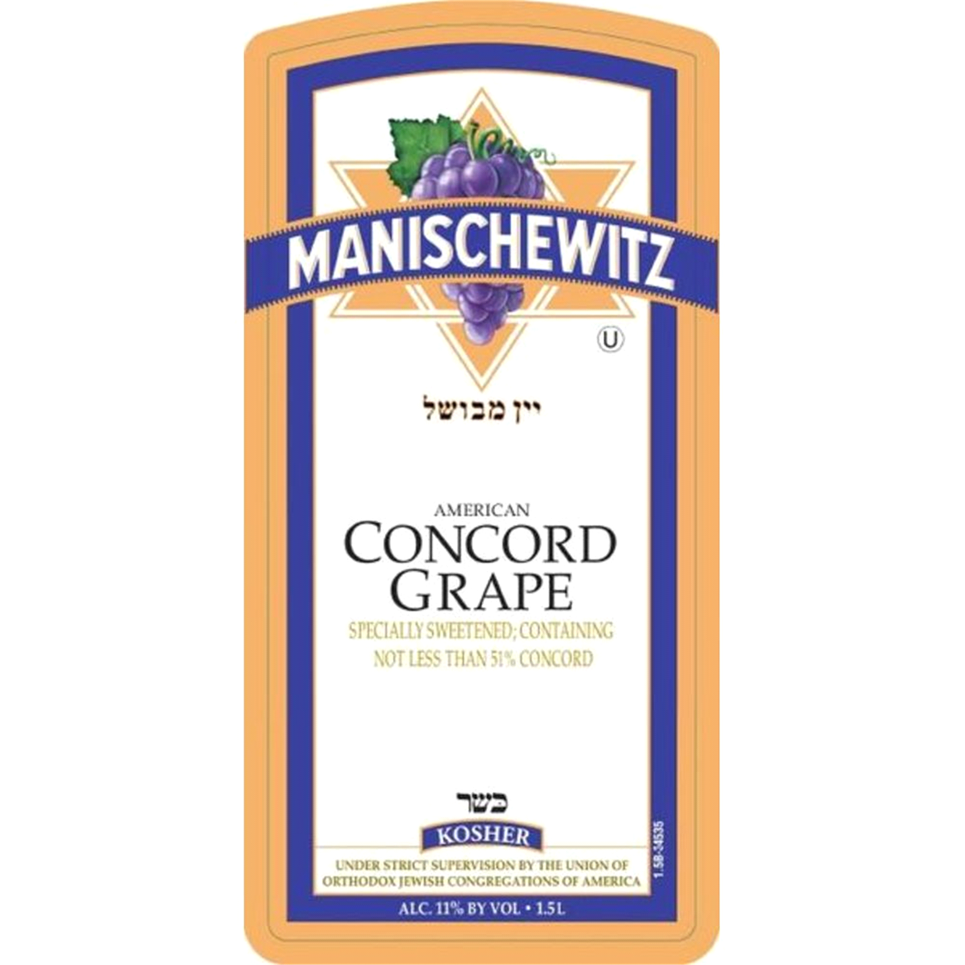 slide 9 of 9, Manischewitz Concord Grape Wine, 1.5 lt, 1.5 liter