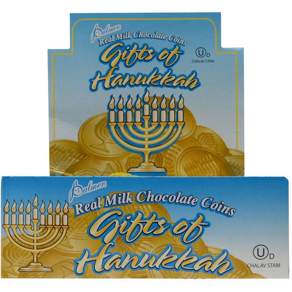 slide 2 of 3, Palmer Gifts of Hanukkah Milk Chocolate Coins - 1.5oz, 1.5 oz