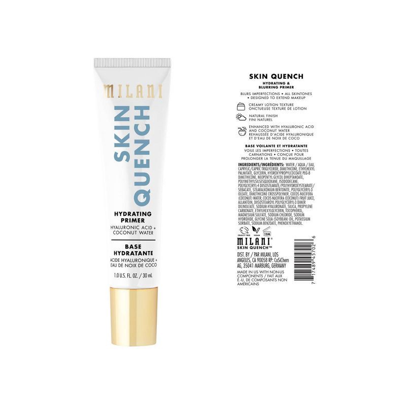 slide 3 of 7, Milani Hydrating Face Primer - Skin Quench 130 - 1 fl oz, 1 fl oz