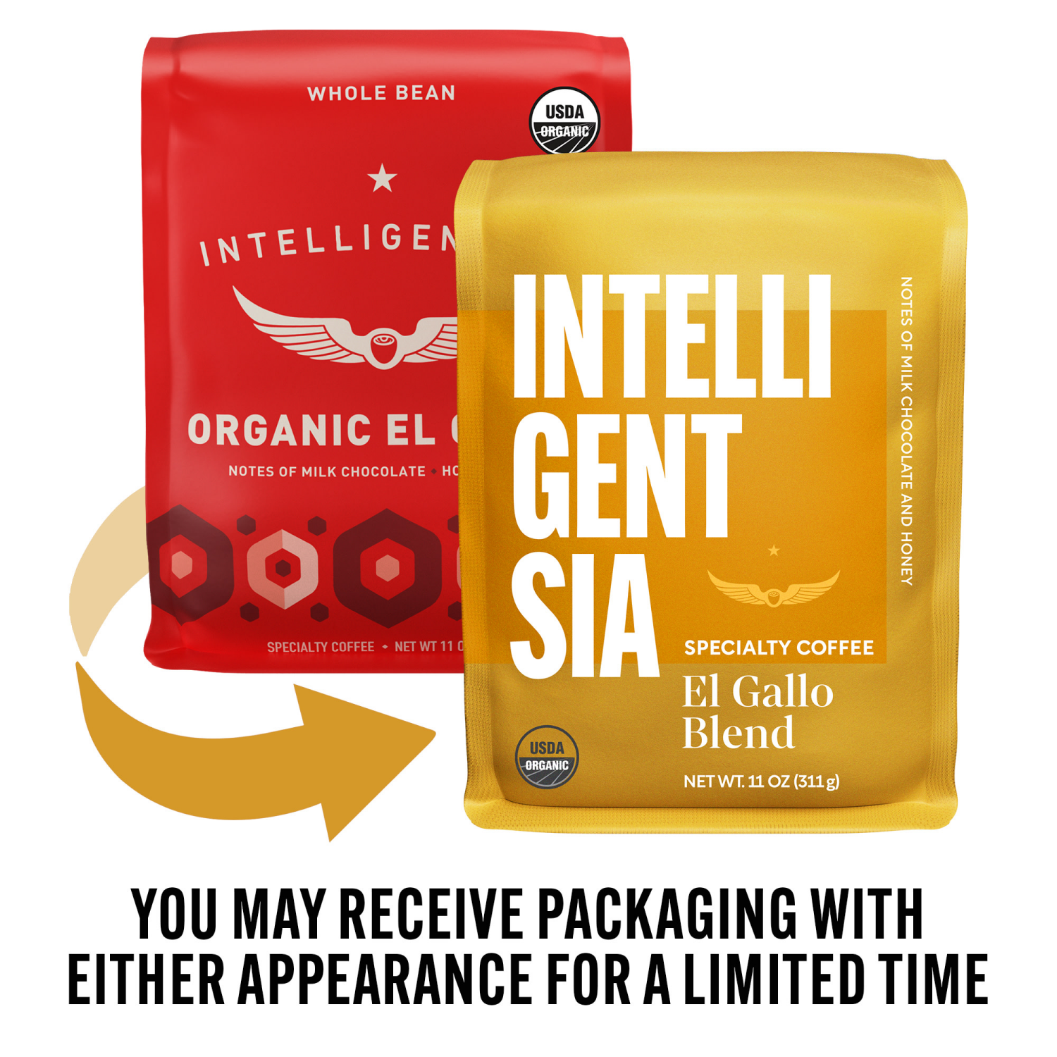 slide 3 of 3, Intelligentsia, El Gallo Organic Light Roast Whole Bean Coffee - 11oz Bag, 11 oz
