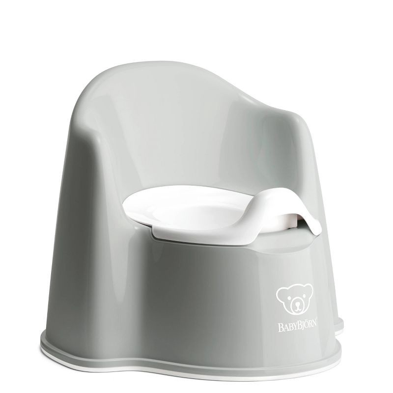slide 1 of 6, BabyBjorn Potty Chair - Gray, 1 ct
