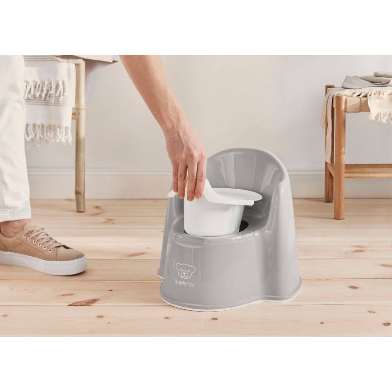 slide 4 of 6, BabyBjorn Potty Chair - Gray, 1 ct