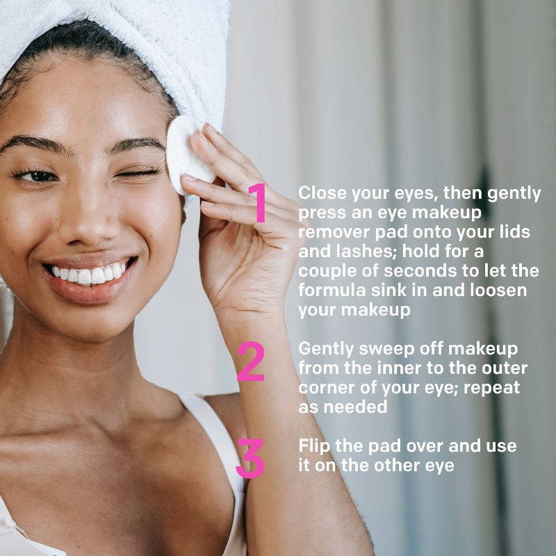 slide 2 of 8, Almay Oil Free Micellar Eye Makeup Remover Pads - 80ct, 80 ct