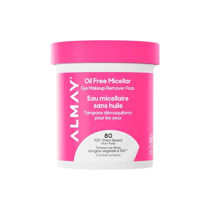 slide 1 of 12, Almay Oil Free Micellar Eye Makeup Remover Pads - 80ct, 80 ct