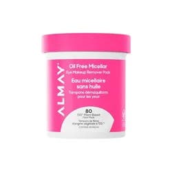 Almay Oil Free Micellar Eye Makeup Remover Pads - 80ct
