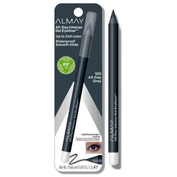 Almay All-Day Intense Waterproof Gel Eyeliner - All-day Gray - 0.045oz: Hypoallergenic, Paraben-Free, Smooth Finish