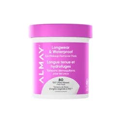 Almay Longwear & Waterproof Eye Makeup Remover Pads - 80ct