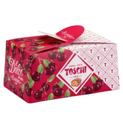 Flamigni Panettone Toschi Cherries Log Cake