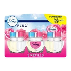 Febreze Odor-Fighting Fade Defy Plug Air Freshener Refill - April Fresh - 0.87 fl oz/3pk