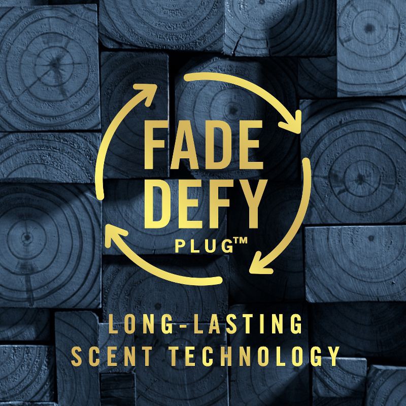 slide 4 of 6, Febreze Origins Fade Defy Plug Air Freshener & Odor Fighter Refill - Wood - 1.75 fl oz/2pk, 1.75 fl oz, 2 ct