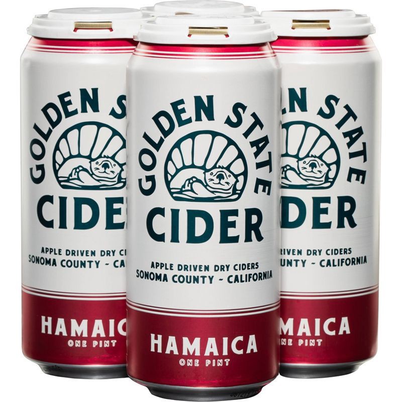 slide 1 of 2, Golden State Jamaica Hard Cider - 4pk/16 fl oz Cans, 4 ct; 16 fl oz