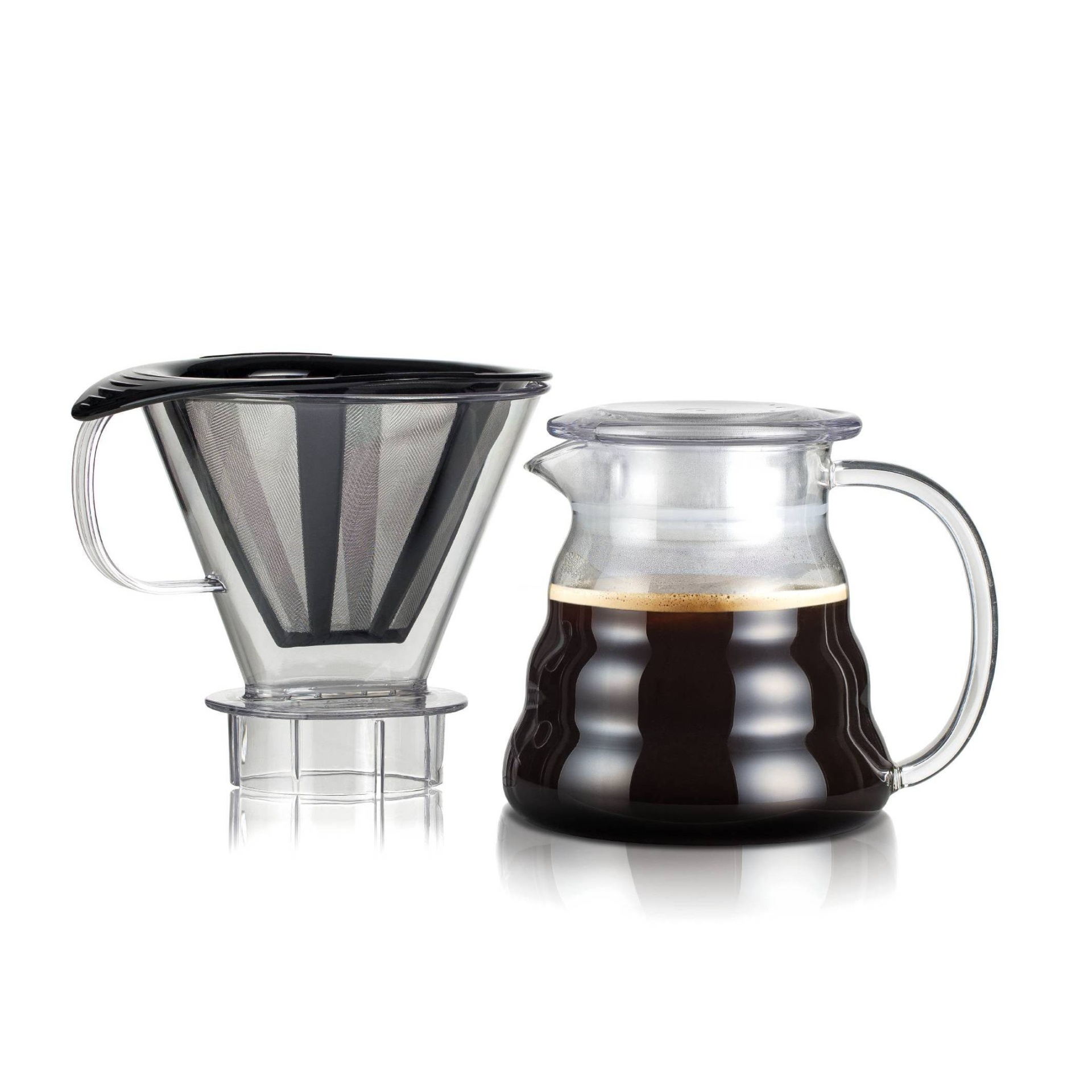 slide 1 of 4, Bodum Melior 5-Cup Pour Over Coffee Maker, 20 oz