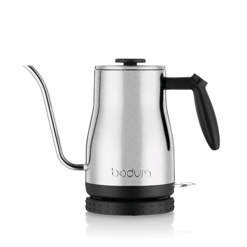slide 1 of 1, Bodum Goose Neck 34oz Electric Water Kettle - Stainless Steel, 34 oz