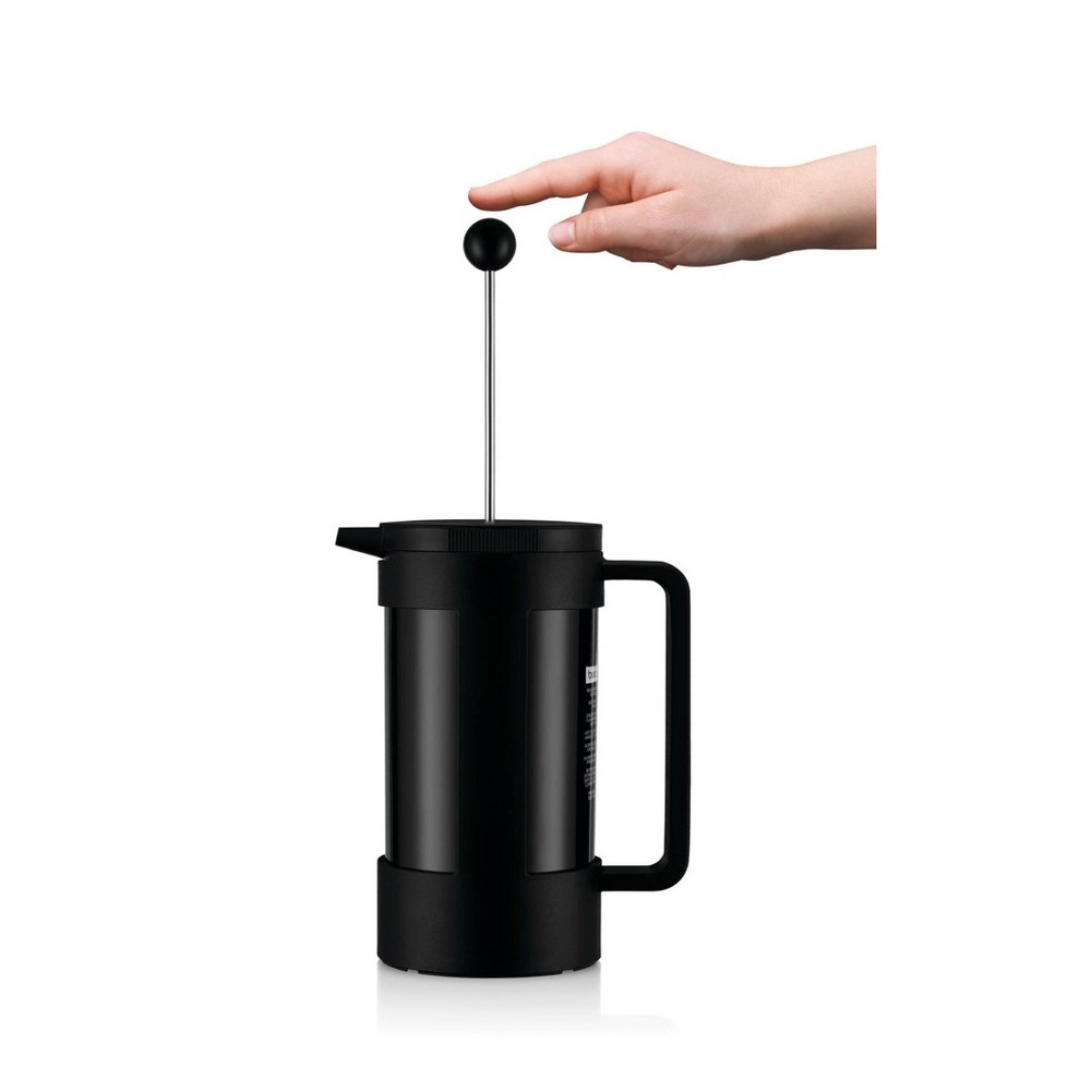 slide 4 of 4, Bodum Sustainable 8-Cup Coffee Press - Black, 34 oz