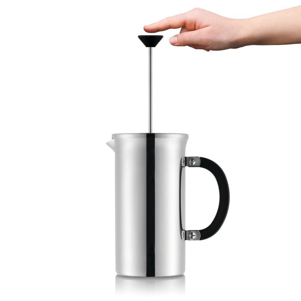 slide 4 of 4, Bodum Tribute 8-Cup Coffee Press - Stainless Steel, 34 oz