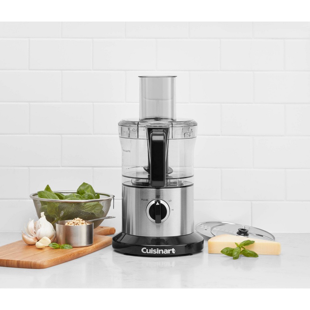 slide 2 of 5, Cuisinart 8-Cup Food Processor - Black Stainless Steel - DLC-6TG, 1 ct