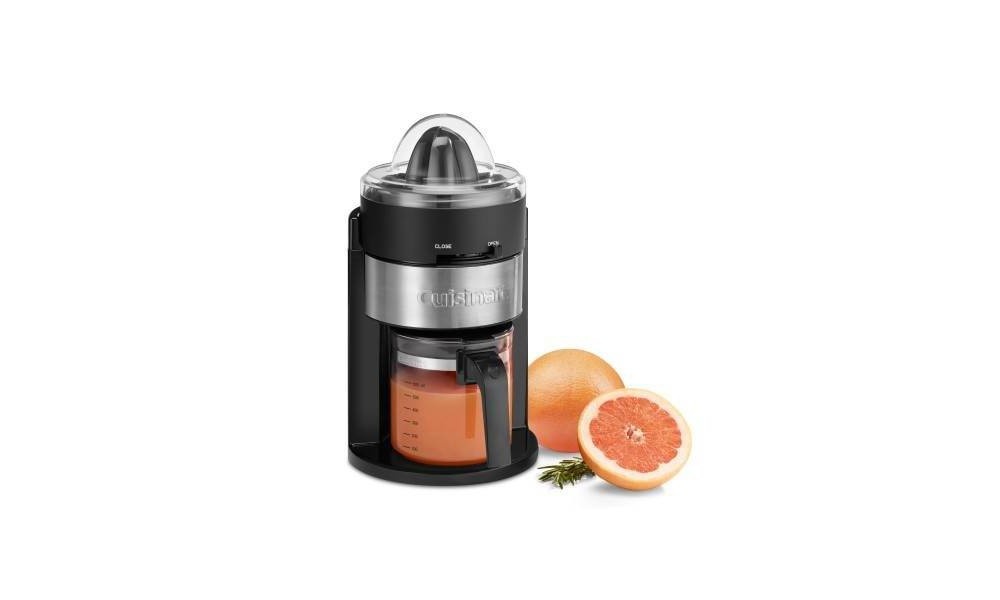 slide 2 of 5, Cuisinart Citrus Juicer with Carafe - Black and Stainless Steel - CCJ-900TG, 1 ct