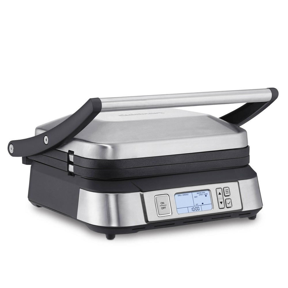 slide 4 of 5, Cuisinart Contact Griddler with Smoke-less Mode - Brushed Stainless Steel - GR-6STG, 1 ct