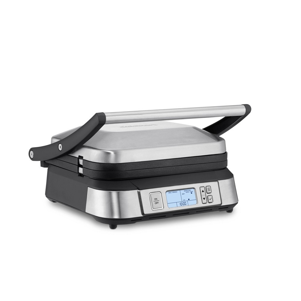 slide 5 of 5, Cuisinart Contact Griddler with Smoke-less Mode - Brushed Stainless Steel - GR-6STG, 1 ct