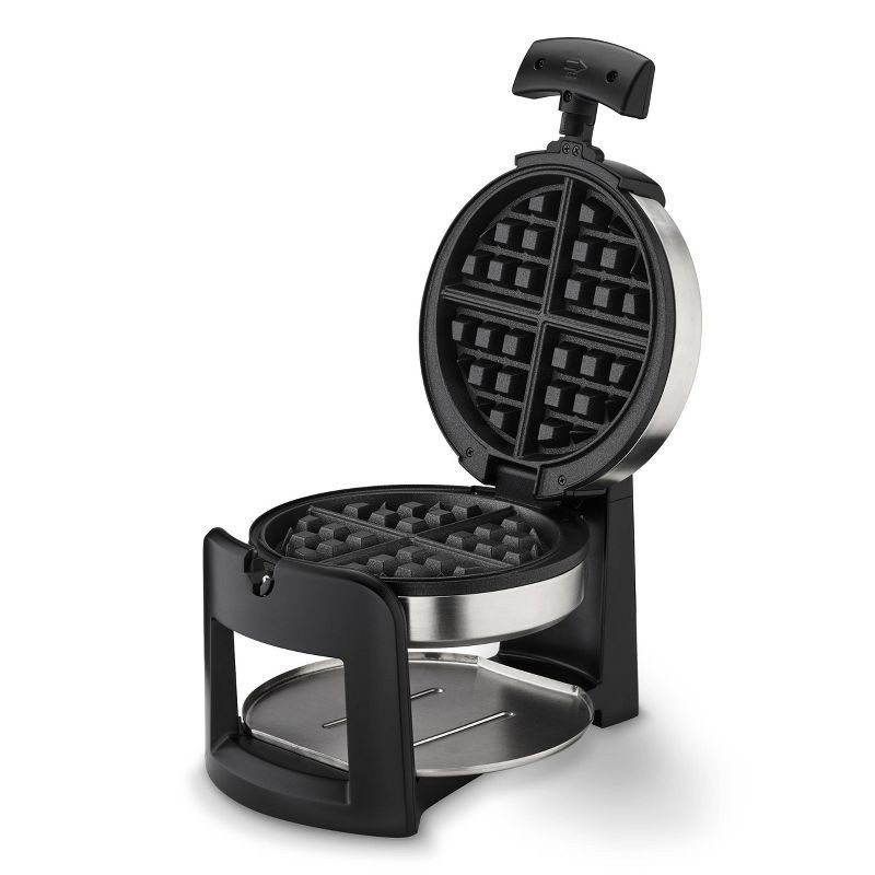 slide 7 of 7, Cuisinart Flip Belgian Waffle Maker - Stainless Steel - WAF-F30: Nonstick, 180° Rotating, Adjustable Browning, Drip Tray, 1 ct