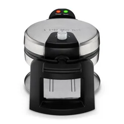 Cuisinart Flip Belgian Waffle Maker - Stainless Steel - WAF-F30: Nonstick, 180° Rotating, Adjustable Browning, Drip Tray