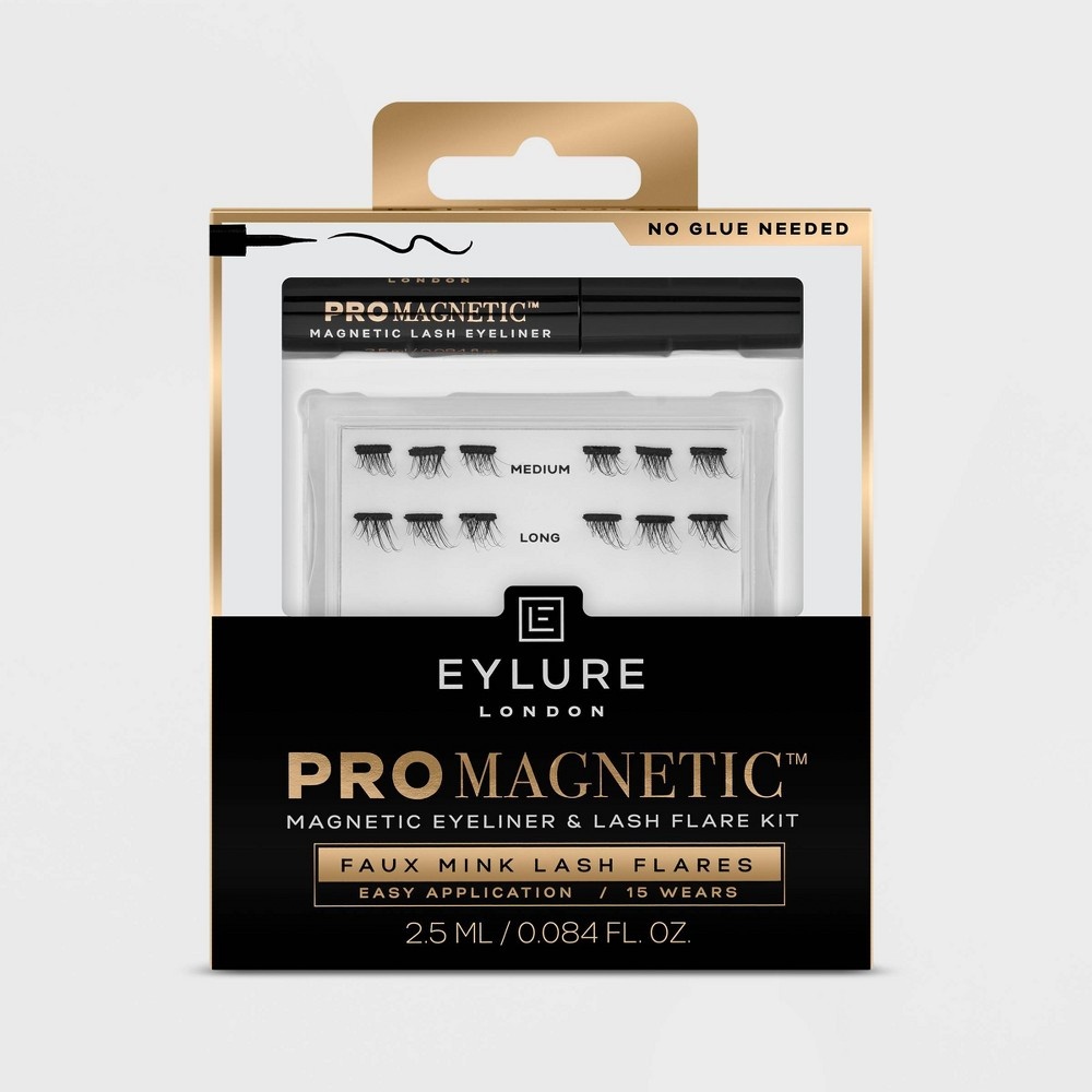 slide 2 of 4, Eylure ProMagnetic Faux Flare Cluster Kit False Eyelashes, 1 ct