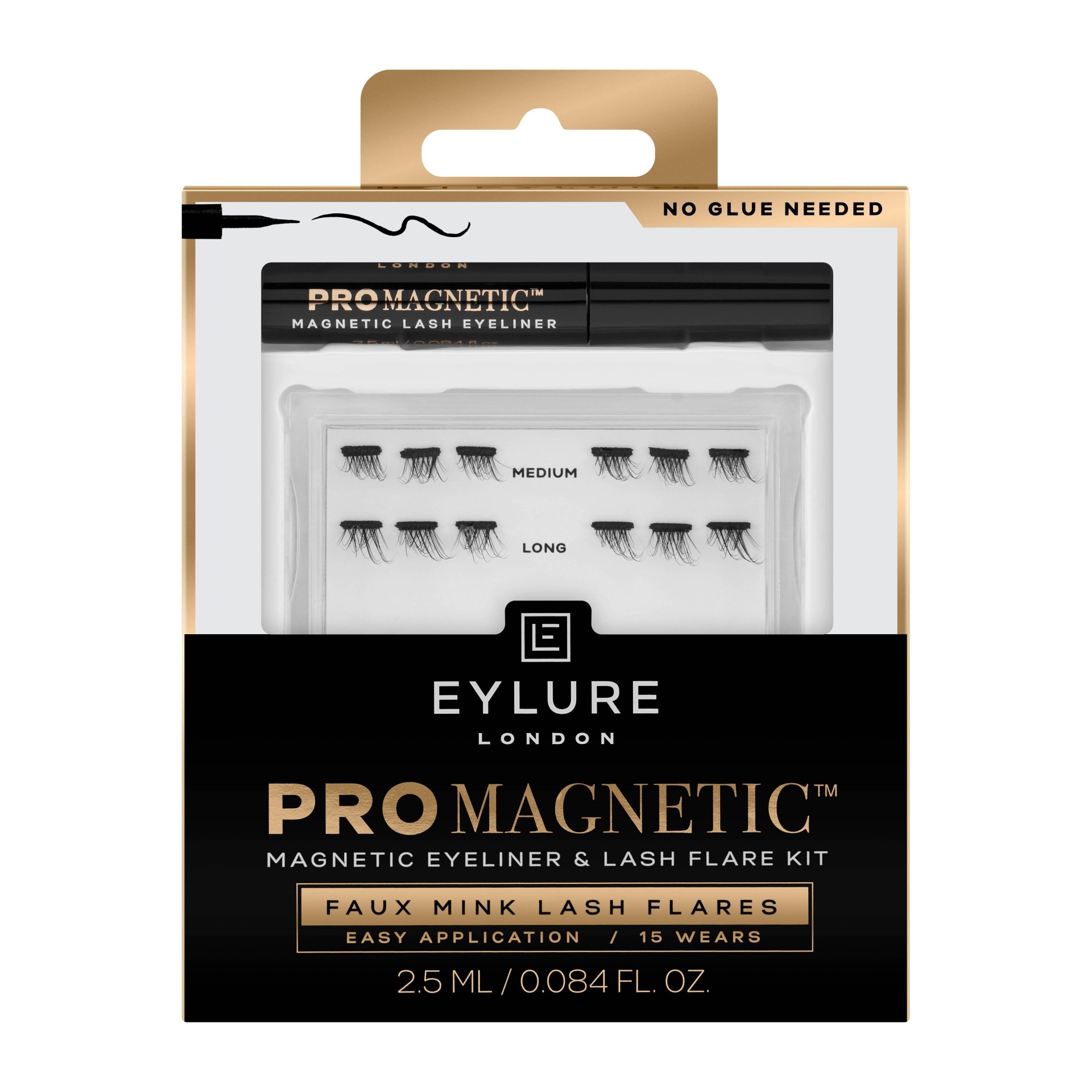 slide 1 of 4, Eylure ProMagnetic Faux Flare Cluster Kit False Eyelashes, 1 ct