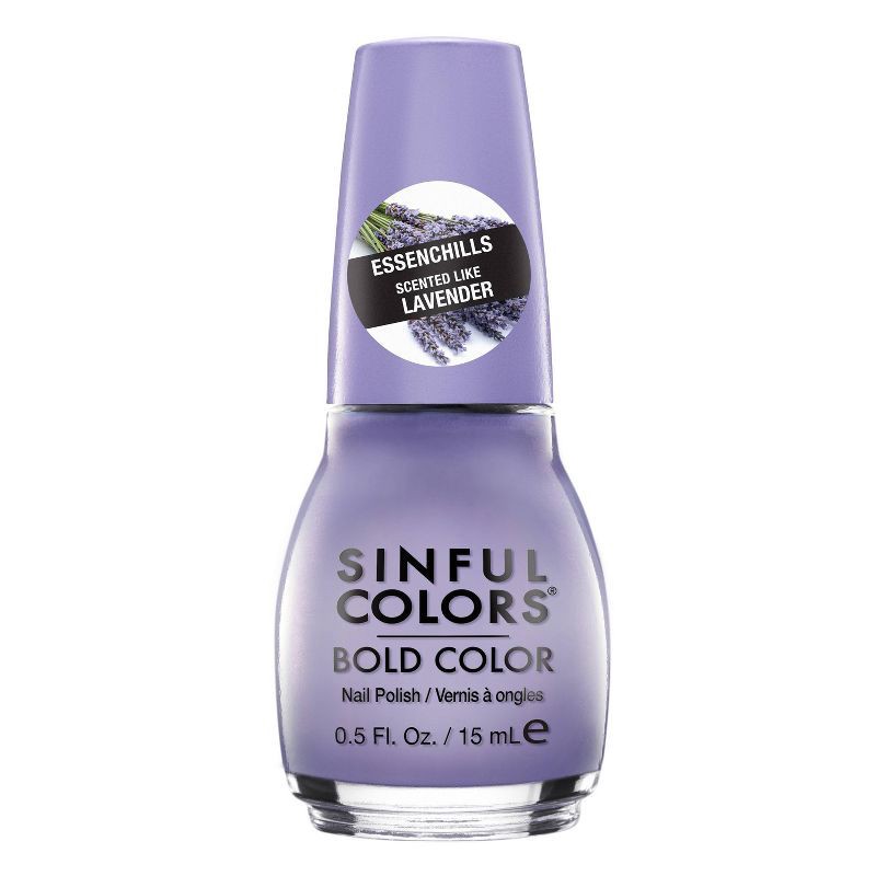 slide 1 of 5, Sinful Colors Essenchills Professional Nail Polish - 2732 Low-Key Lavender - 0.5 fl oz, 0.5 fl oz