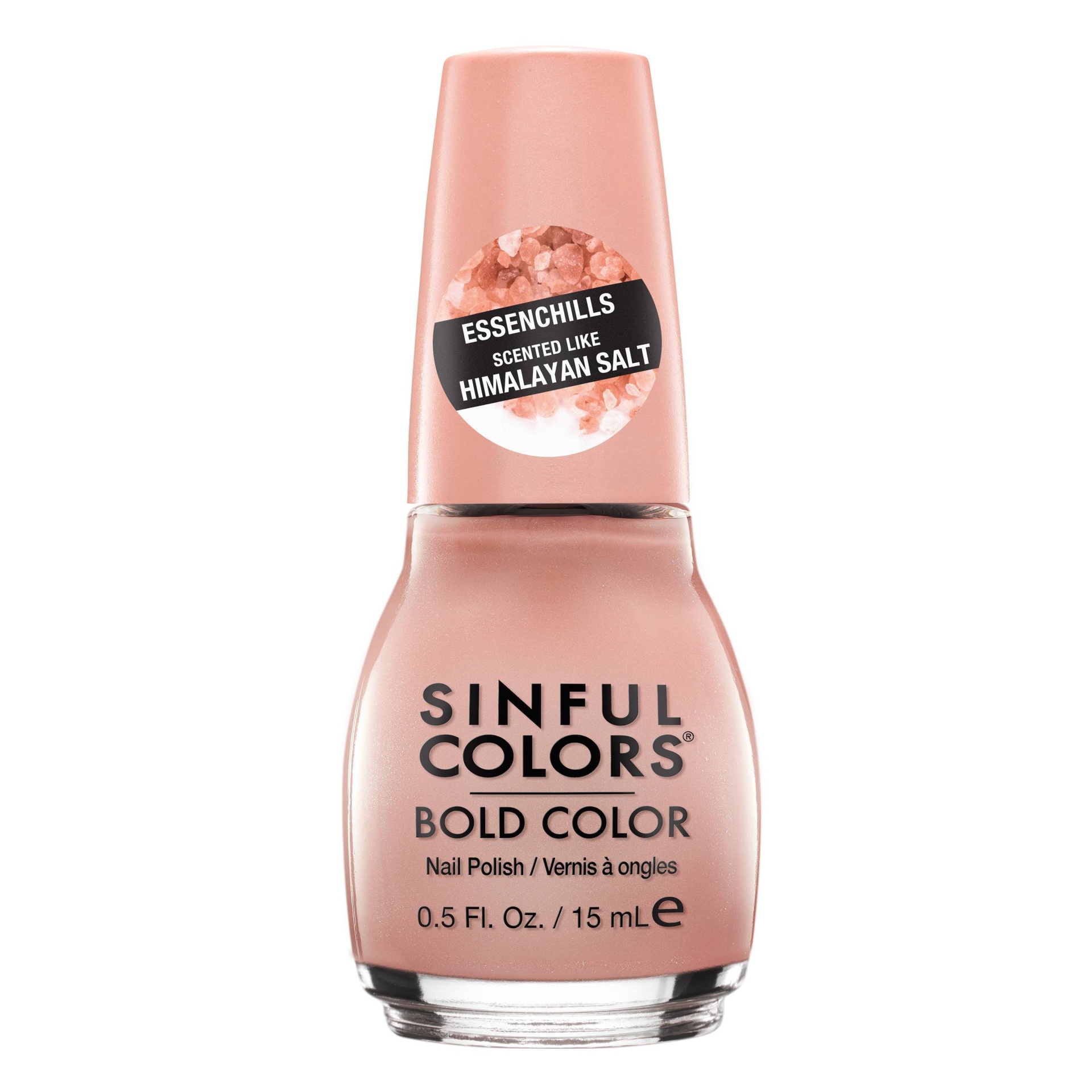 slide 1 of 5, Sinful Colors Essenchills Professional Nail Polish - 2737 Salt Bath Babe - 0.5 fl oz, 0.5 fl oz