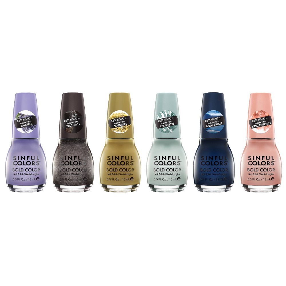 slide 4 of 5, Sinful Colors Essenchills Professional Nail Polish - 2734 Chamomile Calm - 0.5 fl oz, 0.5 fl oz