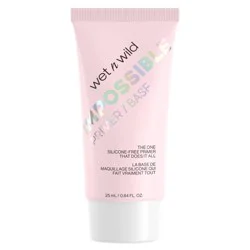 Wet n Wild Prime Focus The Impossible Primer - 0.84 fl oz: Silicone-Free, Contains Vitamin C, Liquid, For All Skin Types