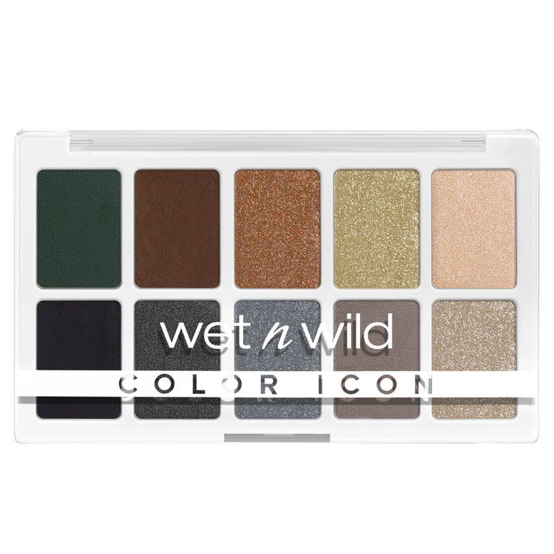 slide 1 of 13, Wet n Wild Color Icon 10-Pan Eyeshadow Palette - Lights Off - 0.42oz, 0.42 oz