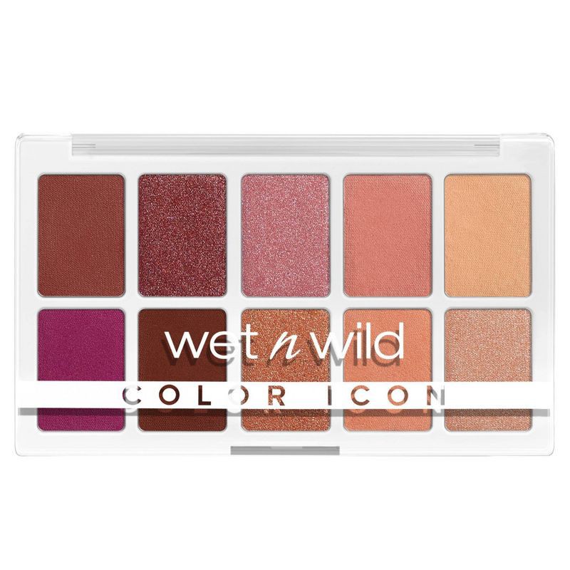slide 1 of 13, Wet n Wild Color Icon 10-Pan Eyeshadow Palette - Heart & Sol - 0.42oz, 0.42 oz