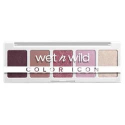 Wet n Wild Color Icon 5-Pan Eyeshadow Palette - Forget-Me-Not - 0.21oz: Vegan, Matte, Metallic & Glitter Finishes