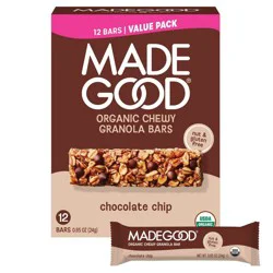 MadeGood Chocolate Chip Granola Bar - 10.2oz/12ct