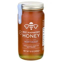 Bee Harmony Local Raw Northeast Honey 12 oz