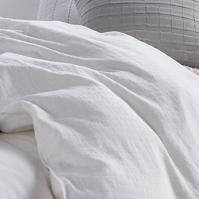 slide 3 of 5, DKNYpure Comfy Full/Queen Duvet Cover - White, 1 ct