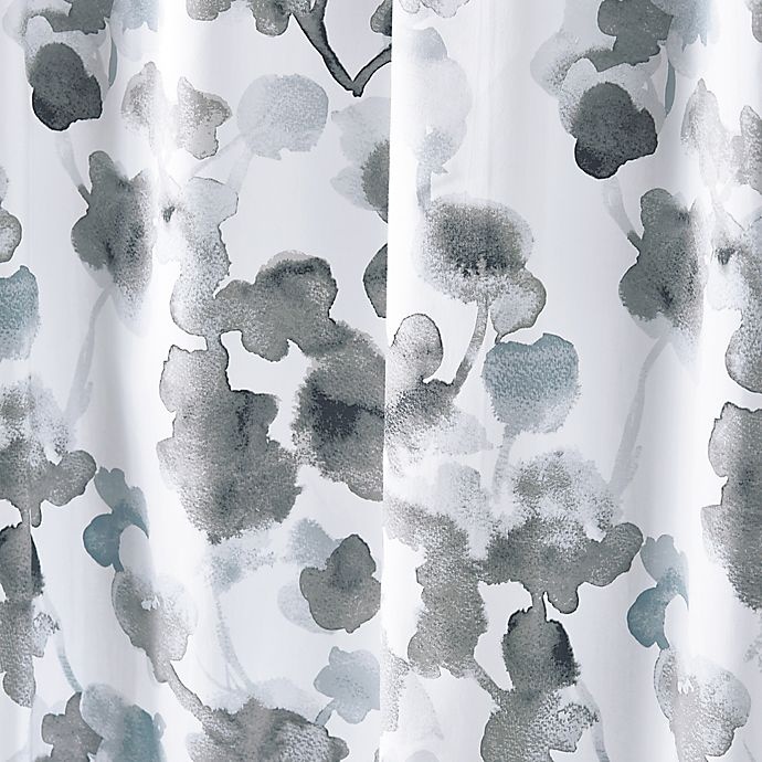 slide 2 of 2, DKNY City Bloom Shower Curtain - Charocal, 1 ct