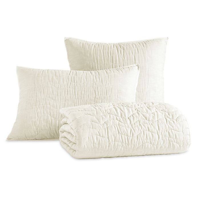 slide 3 of 6, DKNY Cotton Voile Standard Pillow Sham - Natural, 1 ct