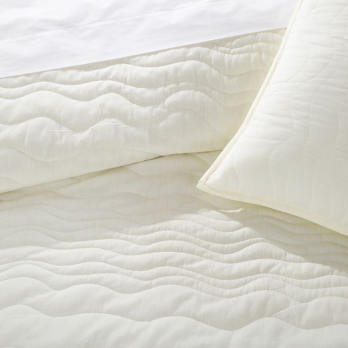 slide 4 of 6, DKNY Cotton Voile Standard Pillow Sham - Natural, 1 ct