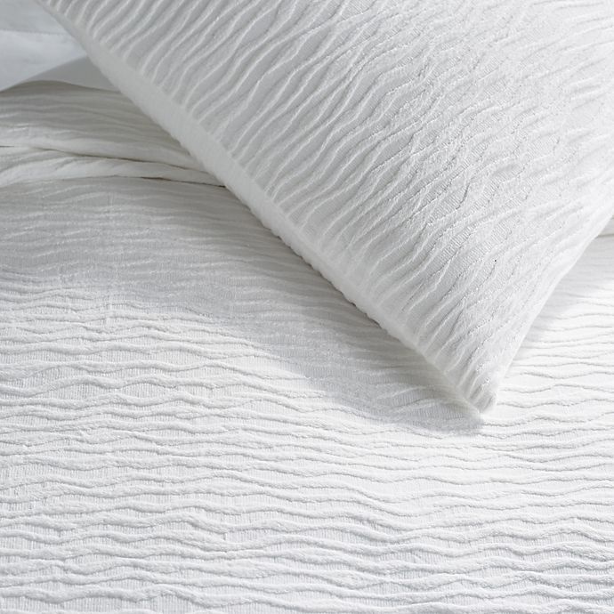 slide 2 of 9, DKNY Stonewashed Matelasse Twin Coverlet - White, 1 ct